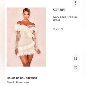 HOUSE OF CB DRESS BRAND NEE